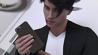 damn, summers gone 52 with hot blonde big tits in wild anime action!