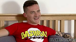 Twink Daniel Scott Interviewed for Cumshot and Solo Masturbation Scene