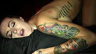 Tana lea shows off her tattoos and beauty