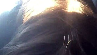 Lesbian bestfriend gives road head to big black cock in car. She drinks it all!