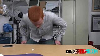Gay Redhead Guy Takes Monster Cock Hard And Deep At Office Audition