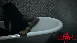 eggasm surprise on allherluv com with vibrator and pierced nipples