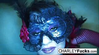 charley chase in sexy lingerie and stockings