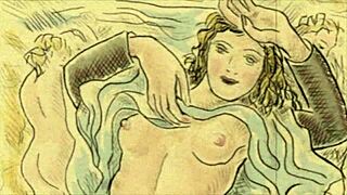 i love these vintage erotic drawings from anime hentai