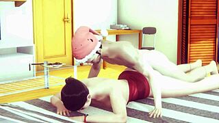 Holy! Can This 3D Animation Couple Handle That Monster Cock Action?