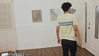 Out of the Family - Busty Rebel Stepsister Seduces Stepbrother to Fuck Her in His Bed!