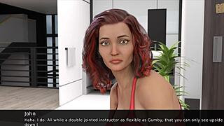 3D animated erotic game with big tits and ass lovers