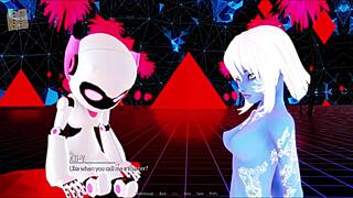 Intense harem hotel action with big tits girls in 3d