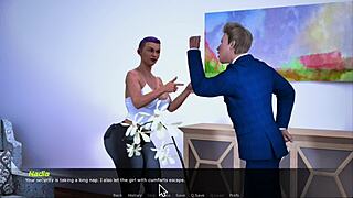 we got a femdom game with squirting curvy babe in 3d creampie action. alison fall of apple harem route part 5 awaits!