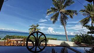 It's always a struggle to shove this huge dick into her tiny tight anus for wild action