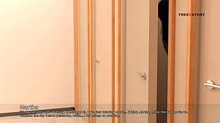 My Dorm 11 - Mark Helps Stepmom Change Dress In 3D Cartoon