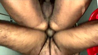 Nightclub security bareback fucks two ebony males in club booth