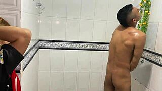 Cousin's Gay Boyfriend Excited in Bathroom Leads to Intense Fucking