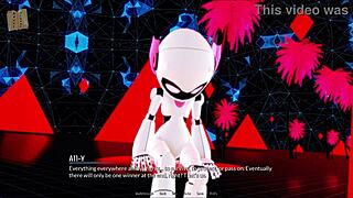 Intense harem hotel action with big tits girls in 3d