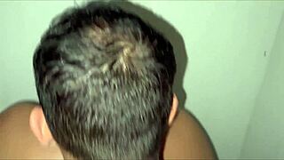 Nightclub security bareback fucks two ebony males in club booth