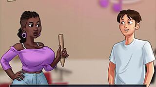 Wow, Small 18+ Tits in Summertime Saga 76!