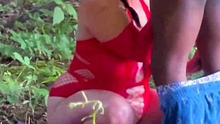 Pawg Mystic Ginger Takes Big Black Cock from Trotzilla in Outdoor Fuck