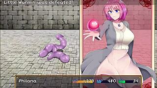 Entering witch's castle and finding suspicious men in philana's adventure