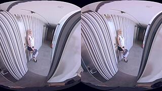 i'm so into this virtualrealporn com scene with a doorstep seller, it's unreal