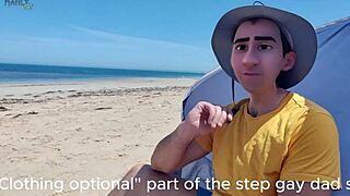 step gay dad series - surfs up - clothing optional with toys and feet 😎