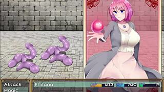 Entering witch's castle and finding suspicious men in philana's adventure