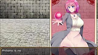 Entering witch's castle and finding suspicious men in philana's adventure