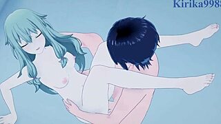 Kusanagi Nene and Akiyama Mizuki in intense hentai action