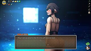 Hornycraft parody ep 41, witch brews potion for giant cock growth in wild hentai game