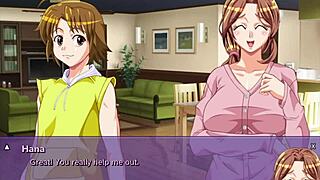 I-I can't believe my wife wants to fuck the neighbor, Hana, in that NTR game.
