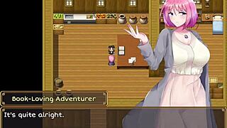 Entering witch's castle and finding suspicious men in philana's adventure