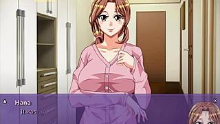 I-I can't believe my wife wants to fuck the neighbor, Hana, in that NTR game.