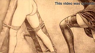 What secrets hide in vintage erotic illustrations from the past?