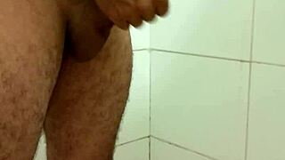 Skinny Gay Solo Rotating Masturbation on Monster Cock