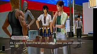 I explore Academy 146 in this hentai game