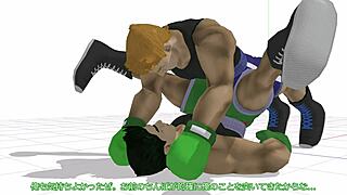 Little macs sneaking into wild bareback gay action during game night