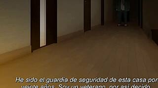 Milf takes monster cock for creampie in hentai part 3.