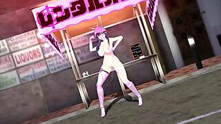 Saori in 3d hentai cartoon with detailed anime scenes