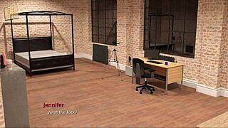 Exploring Jennifer's Erotic World in Deep Detail Scene 54