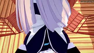 hey, caught Belfast banging at the restaurant in Azurlane, full movie on Sheer