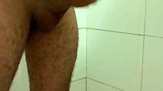 Skinny Gay Solo Rotating Masturbation on Monster Cock