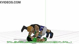 Little macs sneaking into wild bareback gay action during game night