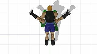 Little macs sneaking into wild bareback gay action during game night