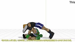 Little macs sneaking into wild bareback gay action during game night