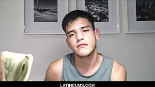 Yo, check these hot young Latin teens banging in an orgy for cash!