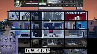 Intriguing finale of cost of survival with huge monster and big tits in anime outfit.