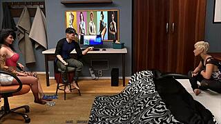 hot cashier banged hard in wild 3d cartoon sex game