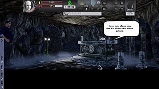 Intriguing finale of cost of survival with huge monster and big tits in anime outfit.