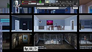The cost of survival in a 3D animated porn video
