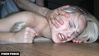 i wish she had lube, this college girl nikki hill got pounded rough!