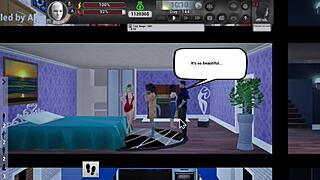 Intriguing finale of cost of survival with huge monster and big tits in anime outfit.